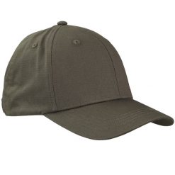 Czapka outdoor z daszkiem Solognac 500 resist. Zielone czapki męskie SOLOGNAC, bez wzorów, z bawełny, sportowe. Za 39.99 zł.