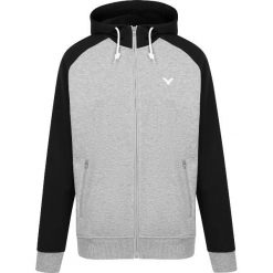 Bluza z kapturem Victor V-13400. Czarne bluzy sportowe damskie VICTOR, l, bez wzorów, z bawełny, bez ramiączek, z kapturem. Za 295.60 zł.