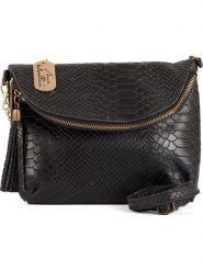 Anna Morellini Skórzana torebka "Lydia" w kolorze czarnym - 22 x 18 x 2 cm rozmiar: onesize. Czarne torebki klasyczne damskie Anna Morellini, bez wzorów, z materiału, bez dodatków. Za 173.99 zł.