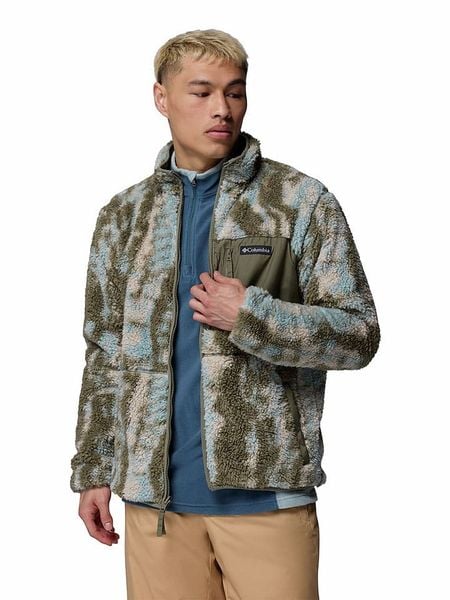 Columbia Kurtka polarowa w kolorze khaki rozmiar: XL. Brązowe kurtki męskie Columbia, xl, bez wzorów, z polaru, bez kaptura. Za 239.95 zł.
