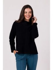 Be Wear Sweter w kolorze czarnym rozmiar: S. Czarne golfy damskie Be Wear, s, bez wzorów, bez ramiączek. Za 237.95 zł.