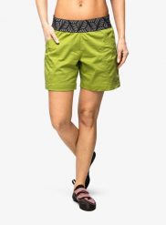 Spodenki wspinaczkowe damskie Ocun Pantera Organic Shorts. Zielone szorty damskie Ocun, bez wzorów, z bawełny. Za 183.69 zł.