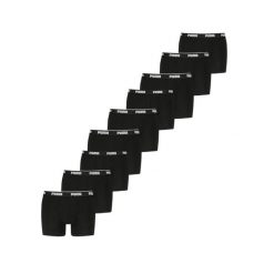 Bielizna - 9 szt. - Czarny. Czarna bokserki męskie Puma, bez wzorów, z bawełny. W wyprzedaży za 351.32 zł.