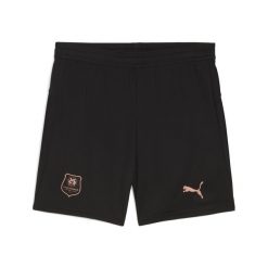 Młodzieżowe szorty Stade Rennais FC 25/26 PUMA Black Copper Metallic. Czarna szorty męskie Puma, bez wzorów, młodzieżowe. Za 179.00 zł.