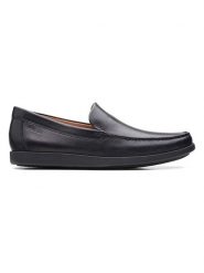 Clarks Skórzane mokasyny "Ferius Creek" w kolorze czarnym rozmiar: 44,5. Czarne mokasyny męskie Clarks. Za 237.17 zł.