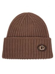 Guess Czapka AW5638 POL01 Brązowy. Brązowe czapki zimowe damskie Guess, z wiskozy. Za 154.99 zł.