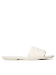 Armani Exchange Klapki XW002569 AF22793 M0354 Biały. Białe klapki damskie Armani Exchange, bez wzorów, ze skóry, bez obcasa. Za 519.99 zł.