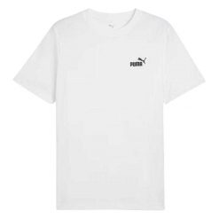 Męska Koszulka Essentials No 1 Small Logo T-shirt. Białe t-shirty męskie Puma, m, bez wzorów, bez kołnierzyka. Za 100.99 zł.