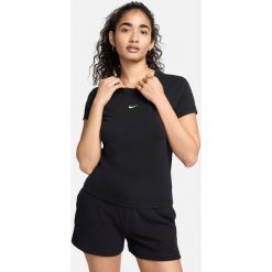 Koszulka sportowe damska Nike FV5508010. Czarne topy sportowe damskie Nike, xl, bez wzorów, z materiału, bez ramiączek. Za 248.00 zł.