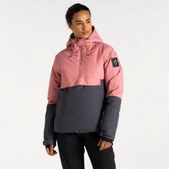 Damska kurtka narciarska z kapturem Dare 2B Snowburst. Czerwone kurtki damskie Dare 2b, l, bez wzorów, z gumy, z kapturem, narciarskie. Za 451.00 zł.