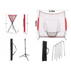 BNB-03 Zestaw siatka do ćwiczeń + koszulka baseballowa + koszyk na piłki. Białe t-shirty damskie BARNETT, uniwersalny, bez wzorów, bez kołnierzyka. Za 489.00 zł.