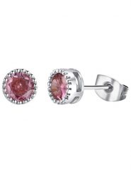 Park Avenue Kolczyki-wkrętki z kryształami Swarovski rozmiar: onesize. Różowe kolczyki damskie Park Avenue, z kryształem, z mosiądzu. Za 61.46 zł.