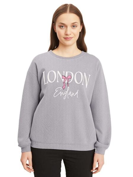 Miss goodlife Bluza "London" w kolorze szarym rozmiar: M. Szare bluzy bez kaptura damskie miss goodlife, m, z bawełny. Za 173.99 zł.