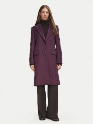 BOSS Płaszcz wełniany Classin1 50574982 Fioletowy Regular Fit. Fioletowe płaszcze damskie Boss, na zimę, bez wzorów, z wełny. Za 2,399.00 zł.