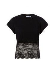 Noisy May Koszulka Kobiety Bawełna (100%) czarny, XL. Czarne t-shirty damskie Noisy may, xl, bez wzorów, z bawełny, bez kołnierzyka. Za 139.95 zł.