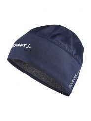 Craft Czapka "Adv Windblock" w kolorze granatowym rozmiar: S/M. Niebieskie czapki zimowe damskie Craft, z materiału. Za 60.95 zł.