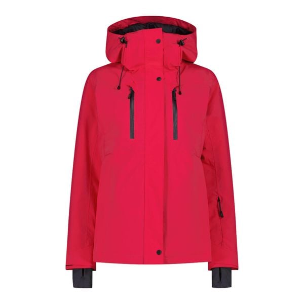 Kurtka narciarska damska CMP 34W3926. Czarne kurtki damskie CMP, bez wzorów, bez kaptura, narciarskie. Za 559.99 zł.