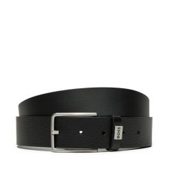 Pasek BOSS. Czarne paski męskie Boss, bez wzorów. Za 184.99 zł.
