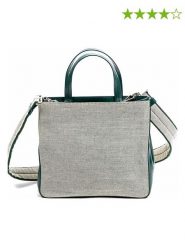 PRADA Torebka w kolorze beżowo-zielonym - 22 x 20 x 7 cm rozmiar: onesize. Brązowe torebki klasyczne damskie Prada, bez wzorów, z materiału, bez dodatków. Za 1,251.92 zł.