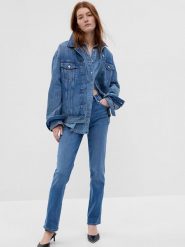 GAP Dżinsy - Regular fit - w kolorze niebieskim rozmiar: W30. Niebieskie jeansy damskie GAP. Za 166.88 zł.