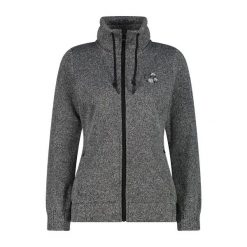 Damska sweter polarowy z dzianiny CMP. Czarne swetry klasyczne damskie CMP, m, z dzianiny, bez kołnierzyka. Za 274.50 zł.
