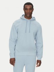 HUGO Bluza Dapo 50486478 Błękitny Relaxed Fit. Niebieskie bluzy bez kaptura męskie Hugo, m, z bawełny. Za 279.99 zł.