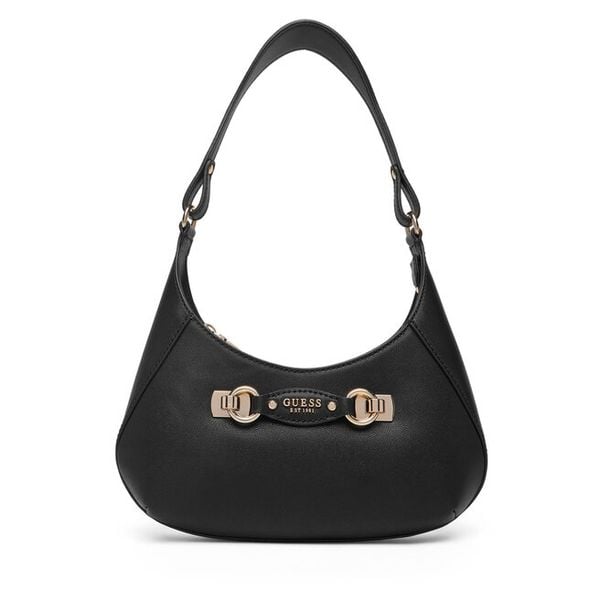Torebka Guess. Czarne torebki klasyczne damskie Guess, z aplikacjami, bez dodatków. Za 399.99 zł.