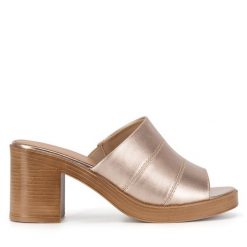 Klapki Lasocki. Żółte klapki damskie Lasocki, bez wzorów, bez obcasa. Za 169.99 zł.