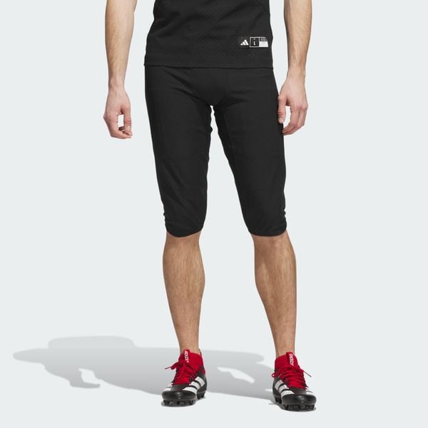 Spodnie Adizero Impact American Football. Czarne spodnie materiałowe męskie Adidas, bez wzorów, z elastanu, klasyczne, z standardowym stanem. Za 479.00 zł.
