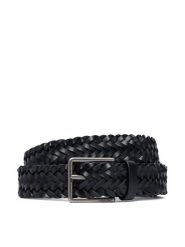 Calvin Klein Pasek Warmth Buckle Woven 35Mm Fixed - LV04D7061G Czarny. Czarne paski męskie CALVIN KLEIN, bez wzorów, ze skóry. Za 289.99 zł.