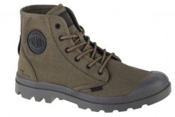 Buty sportowe Sneakersy unisex, Palladium Pampa Hi HTG Supply. Zielone buty sportowe na co dzień damskie Palladium, bez wzorów, z materiału, trekkingowe. Za 379.99 zł.