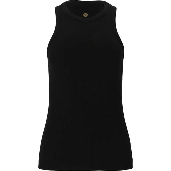 Damski tank top Athlecia Lankae. Czarne topy damskie Athlecia, bez wzorów, bez kołnierzyka. Za 136.00 zł.