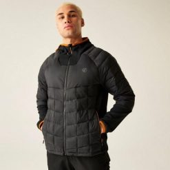 Kurtka puchowa Dare 2B Torrek Flex. Czarne kurtki męskie Dare 2b, m, bez wzorów, z puchu, sportowe, bez kaptura. Za 187.65 zł.