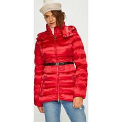 Pinko - Kurtka. Czarne kurtki damskie Pinko, bez wzorów, z materiału, z kapturem. W wyprzedaży za 1,149.00 zł.