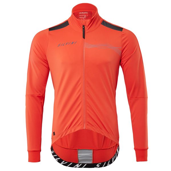 Kurtka rowerowa męska Silvini Ghisallo MJ2129. Czerwone kurtki męskie Silvini, m, bez wzorów, sportowe, bez kaptura. W wyprzedaży za 593.00 zł.