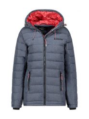 Canadian Peak Płaszcz pikowany "Astaneak" w kolorze granatowym rozmiar: XL. Niebieskie płaszcze damskie Canadian Peak, xl, bez wzorów. Za 235.50 zł.