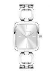 Tamaris Zegarek kwarcowy w kolorze srebrnym rozmiar: onesize. Szare, analogowe zegarki damskie Tamaris, metalowe. Za 217.99 zł.