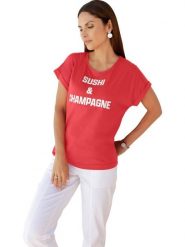 WITT WEIDEN Koszulka w kolorze czerwonym rozmiar: 44. Czerwone t-shirty damskie WITT WEIDEN, bez wzorów, bez kołnierzyka. Za 55.95 zł.