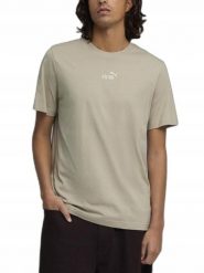 KOSZULKA męska PUMA ESSENTIALS SMALL 692912-61 t-shirt bawełna beżowa L. Brązowe t-shirty męskie Puma, l, bez wzorów, z bawełny, bez kołnierzyka. Za 99.00 zł.
