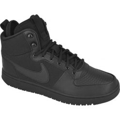 Buty Nike Sportswear Court Borough Mid Wint czarne. Czarne buty sportowe na co dzień męskie ze skóry, bez zapięcia. Za 678.89 zł.