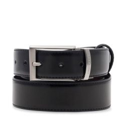 Pasek Męski GINO ROSSI. Czarne paski męskie Gino Rossi, bez wzorów. Za 159.99 zł.