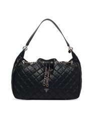 Guess Torebka Juliet HWQG24 56010 Czarny. Czarne torebki klasyczne damskie Guess, z aplikacjami, ze skóry, bez dodatków. Za 674.99 zł.