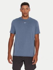 Reebok Koszulka techniczna Running SS RK25180CCM Niebieski Regular Fit. Niebieskie t-shirty sportowe męskie Reebok, m, z syntetyku, bez ramiączek, do biegania. Za 169.99 zł.