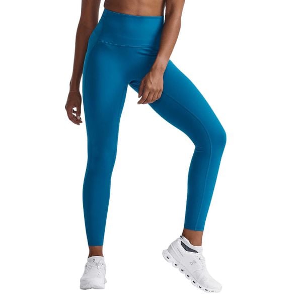 Legginsy kompresyjne wysokiej talii dla kobiet 2XU Form Stash. Niebieskie legginsy damskie 2XU, bez wzorów, na fitness i siłownię. Za 578.50 zł.