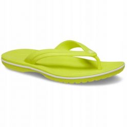 Japonki Dla Dorosłych Crocs Crocband Flip. Białe klapki i japonki męskie Crocs, z materiału. Za 169.99 zł.