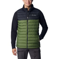 Bezrękawnik Sportowy Męski Columbia Powder Lite. Zielone kamizelki męskie Columbia, m. Za 323.99 zł.