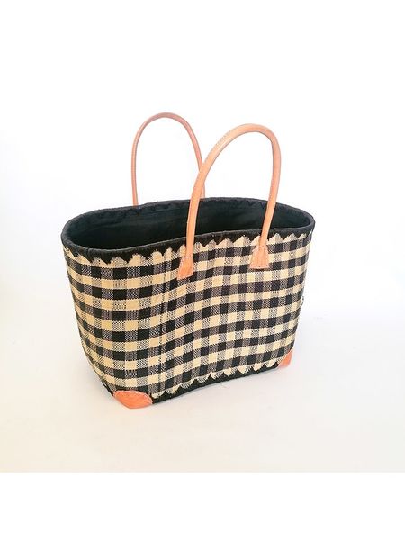 Le Comptoir de la Plage Torba plażowa "Carreaux" w kolorze beżowo-czarnym - 35 x 35 x 20 cm rozmiar: onesize. Brązowe torebki klasyczne damskie Le Comptoir de la Plage, bez wzorów, z materiału, bez dodatków. Za 95.92 zł.