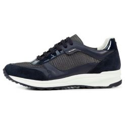 Geox tenisówki damskie Airell, 37, ciemnoniebieskie. Niebieskie trampki i tenisówki damskie Geox, bez wzorów. W wyprzedaży za 365.00 zł.
