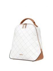 Puccini Plecak w kolorze białym - 20 x 27 x 13 cm rozmiar: onesize. Białe plecaki damskie Puccini, bez wzorów, z materiału. Za 184.89 zł.