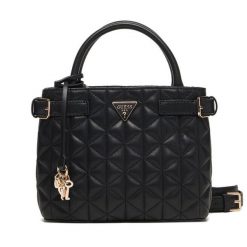 Torebka Guess. Czarne torebki klasyczne damskie Guess, z aplikacjami, bez dodatków. Za 589.99 zł.